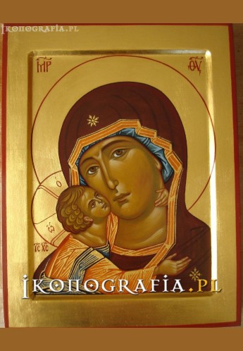 Matka Boska Włodzimierska (fragment)-ikona-ikonografia.pl